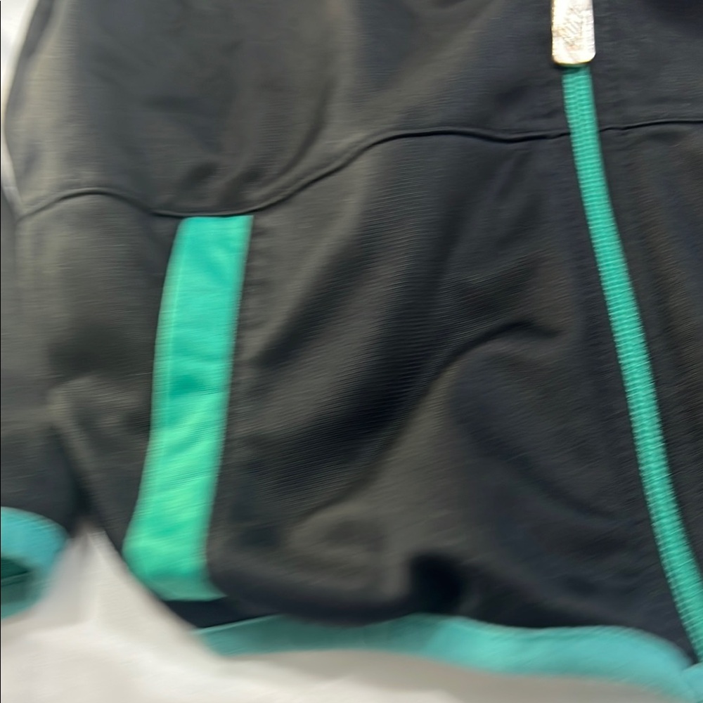 Nike Kids Jacket in Black and Teal - Picture 4 of 5